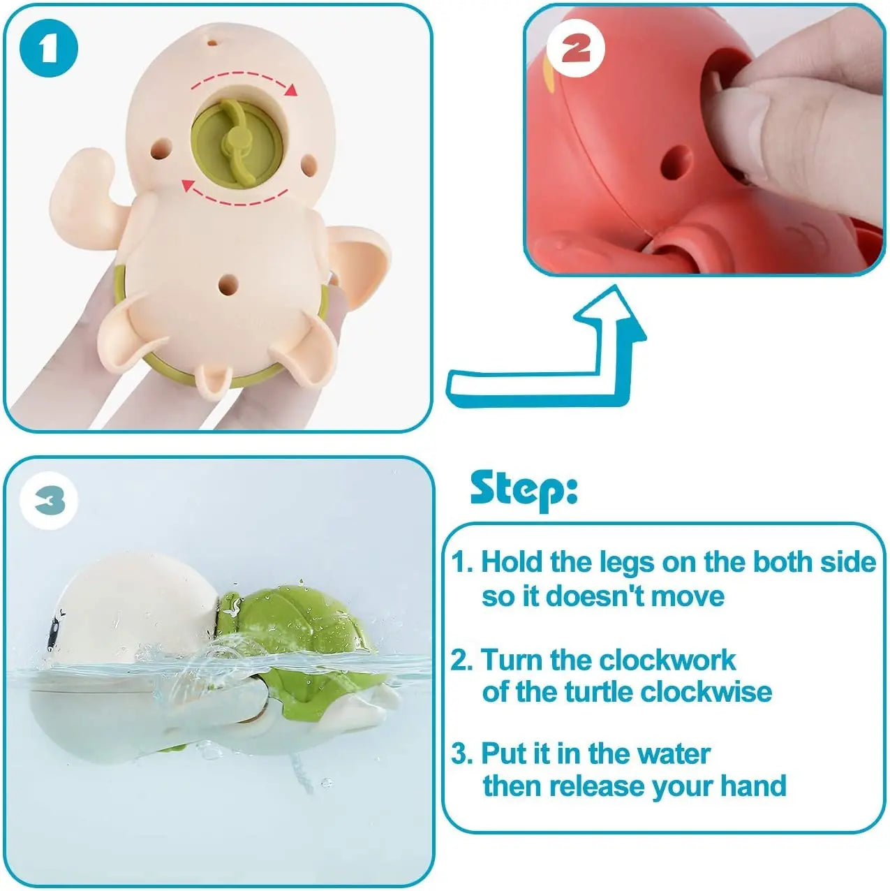 Cute Swimming Turtles