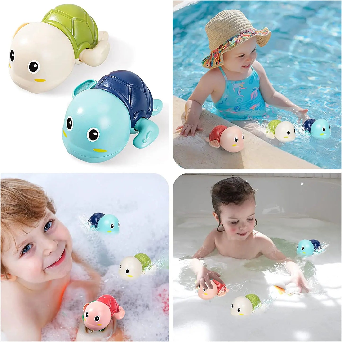 Cute Swimming Turtles
