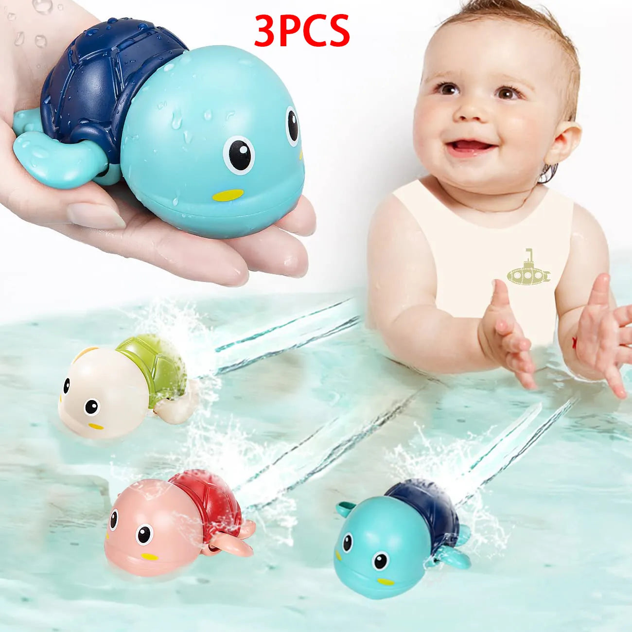 Cute Swimming Turtles